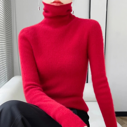 Levoire | Pull en cachemire pour femmes Pull à col élégant en laine luxueuse