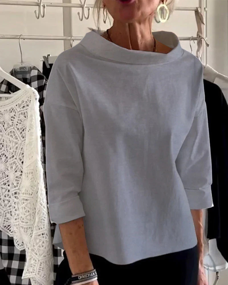 Levoire | Femmes Élégant Haut Gris