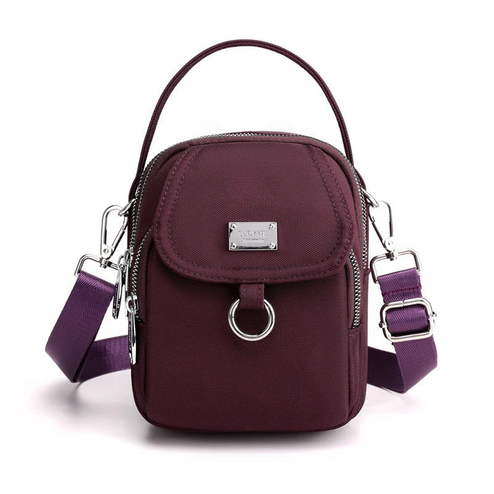 Levoire | Sac mini 3 en 1 pour femmes à la mode, bandoulière réglable et élégant Violet foncé