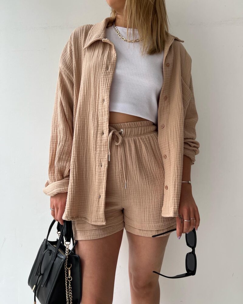 Levoire | Chic | Ensemble En Coton Khaki