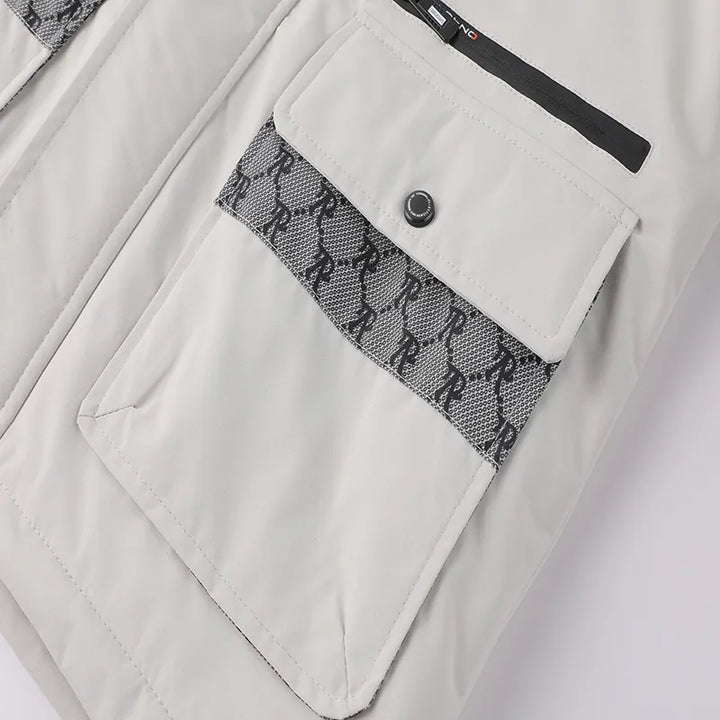 Levoire | Veste Longue À Col Fourrure Avec Poches