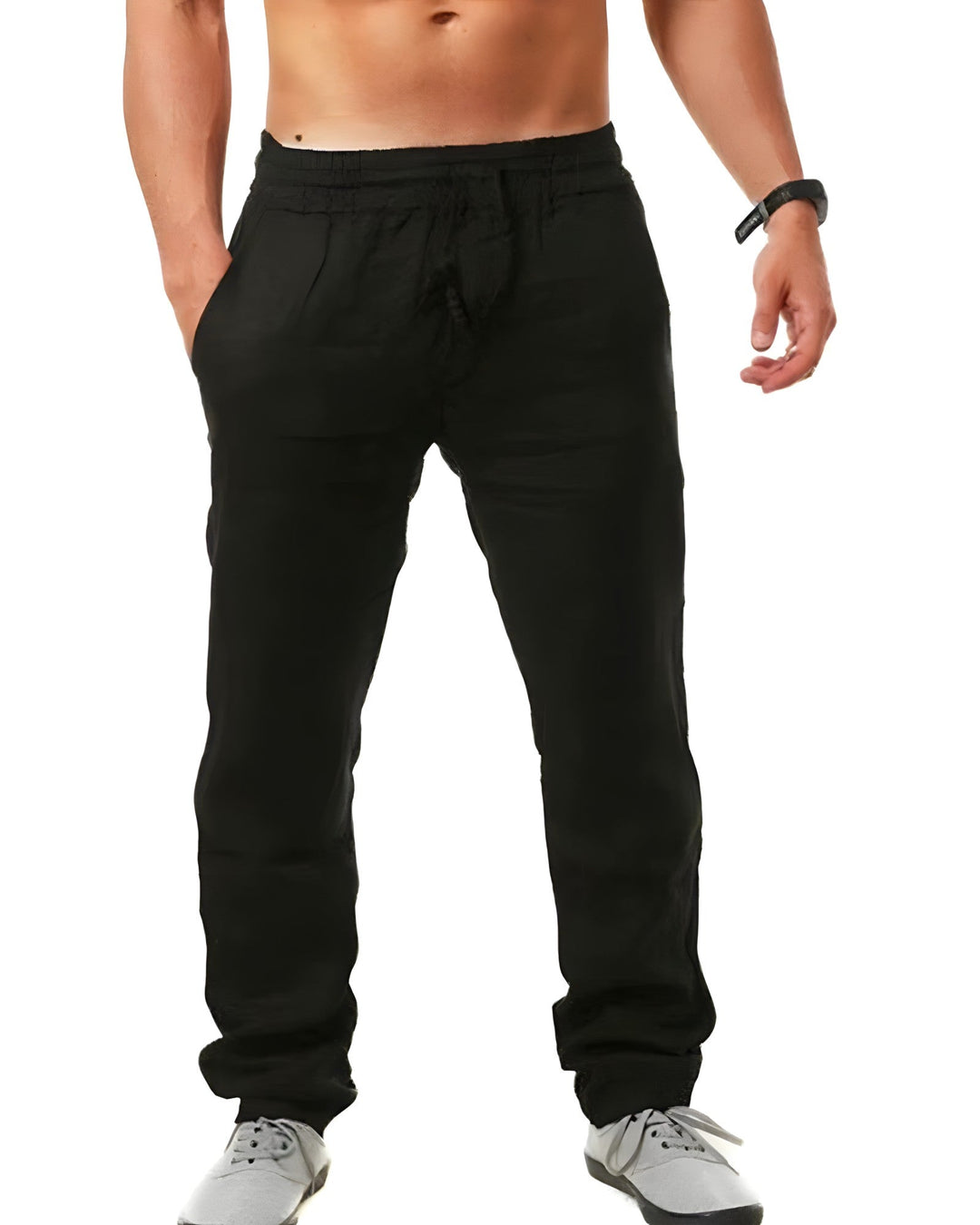 Levoire | Location De Pantalons En Toile Noir