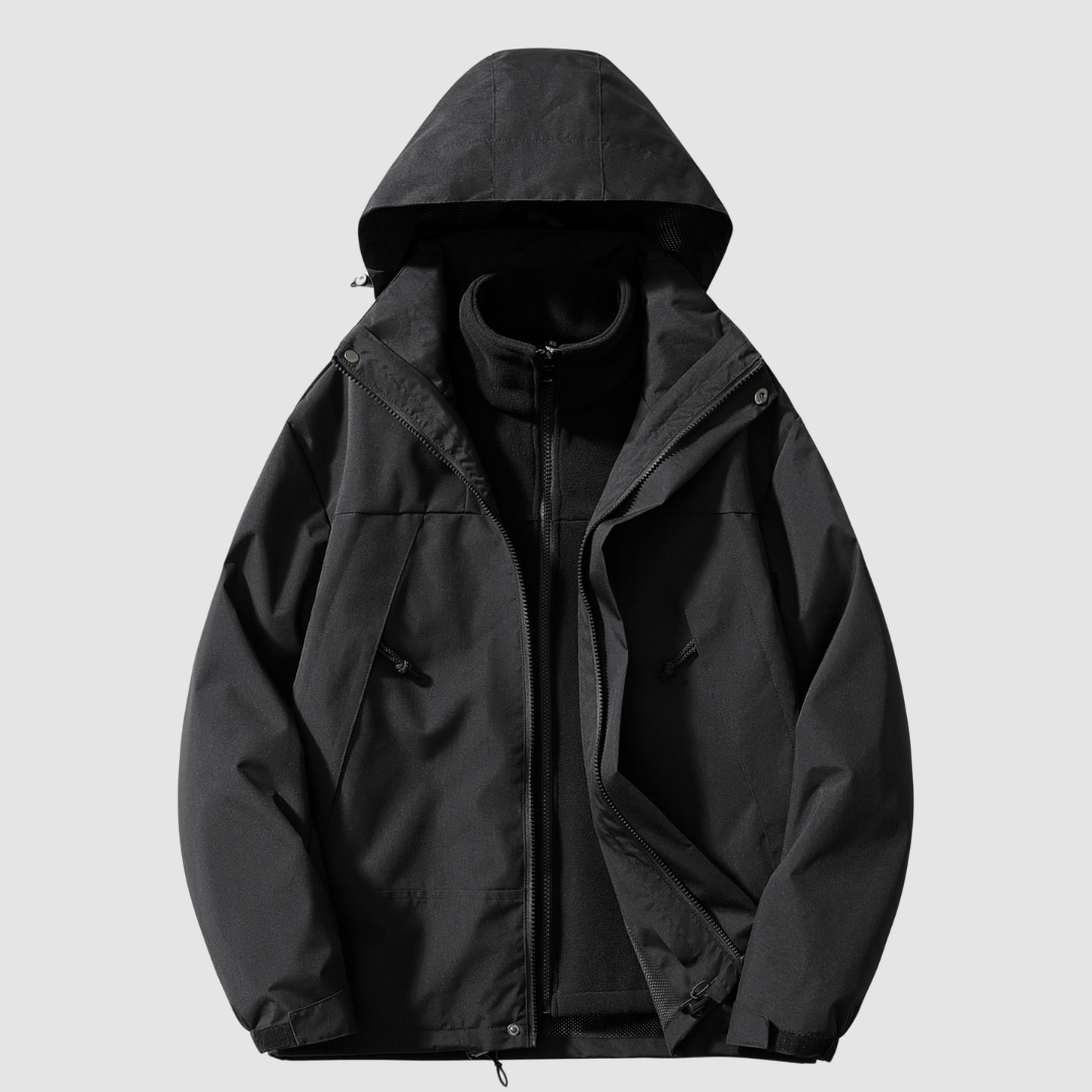 3-en-1 Veste en Fleece d'Hiver Confort | R&B