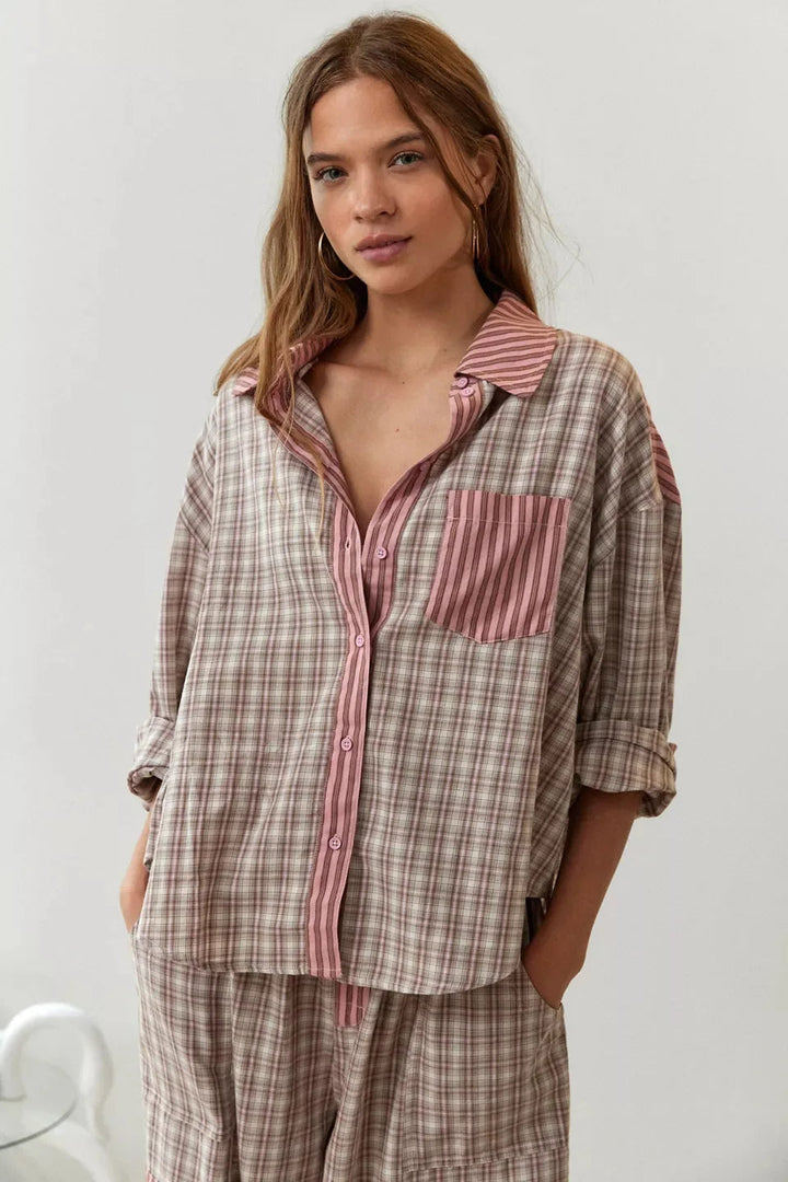 Levoire | Pyjama long avec pantalon collection Rot