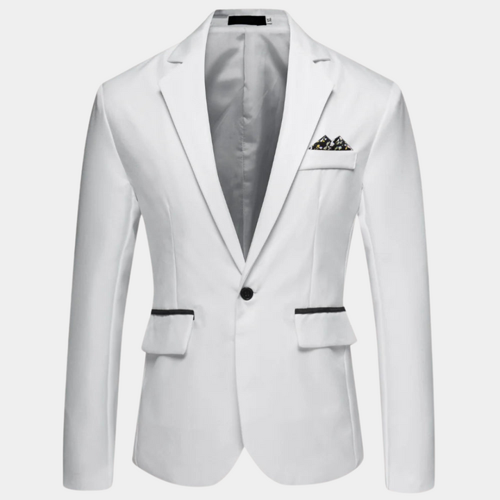 Levoire | Blazer Élégant Pour Homme Blanc