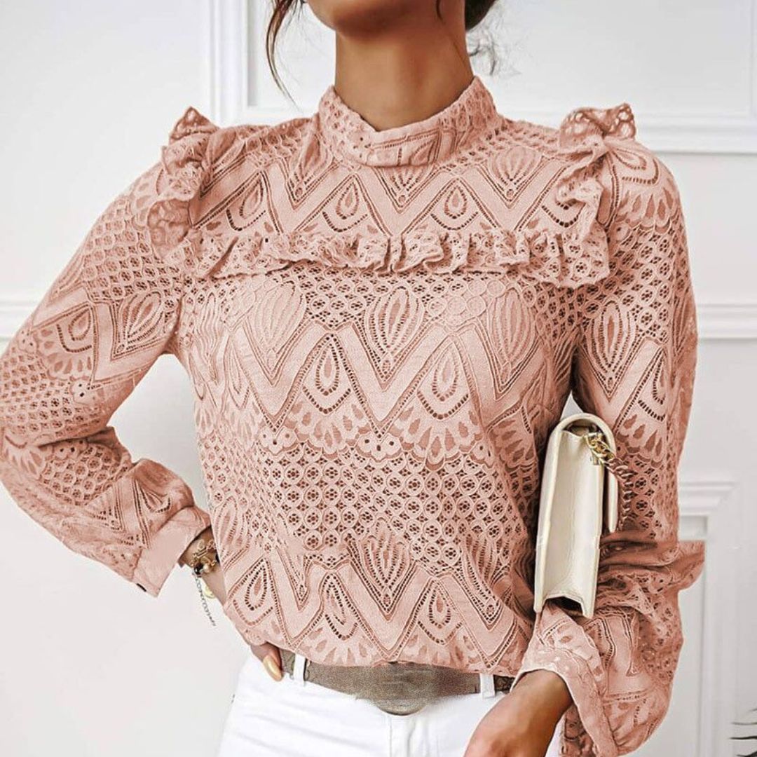 Levoire | Chemise Extravagante À Manches Longues Pour Femmes Rosa
