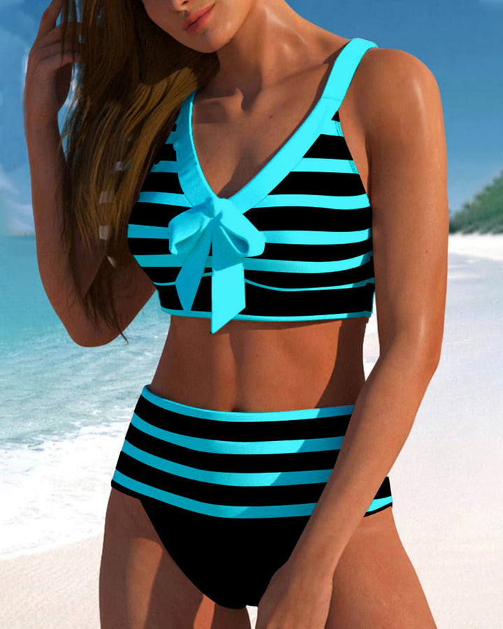 Levoire | Bikini Rayé Ajusté