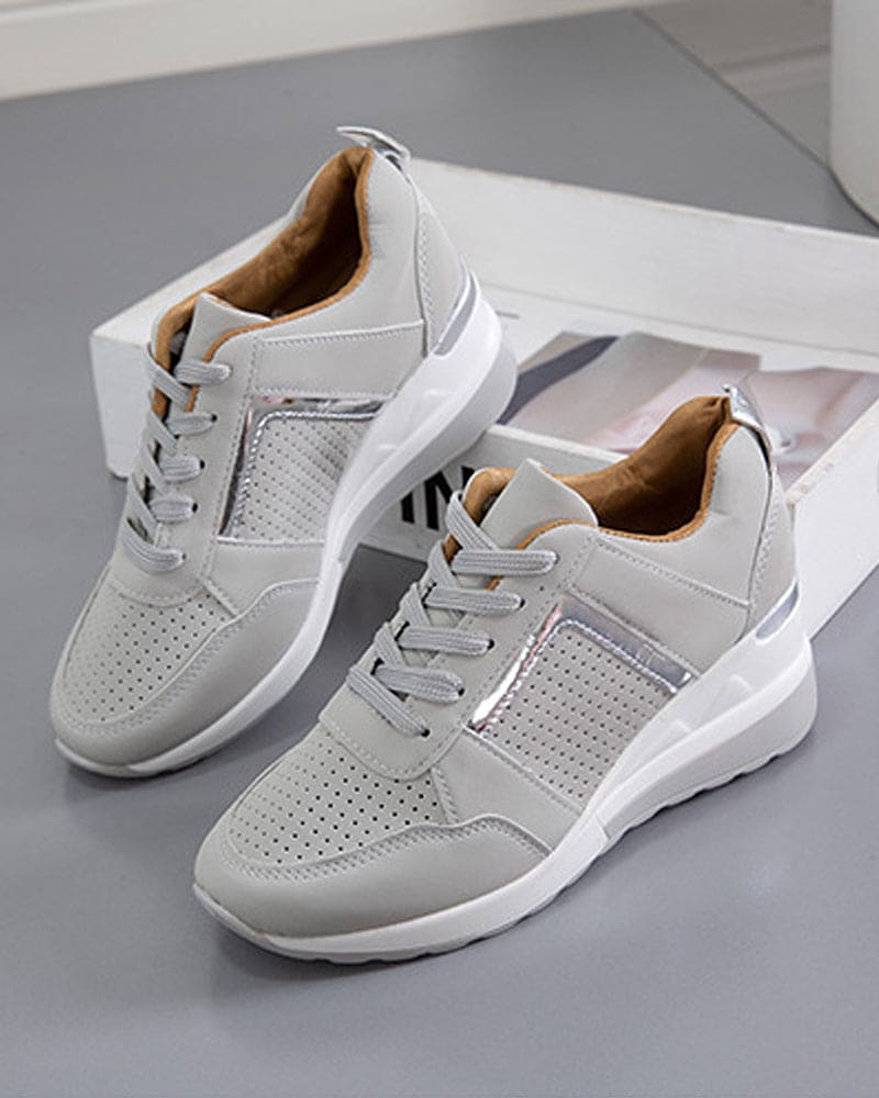Levoire | Baskets Avec Un Mesh Et Un Talon Compensé