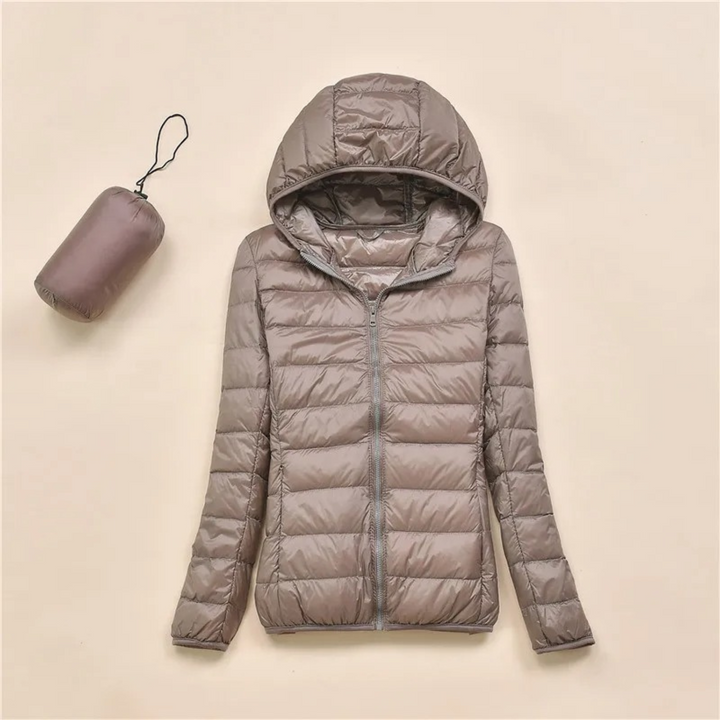 Levoire | Veste Matelassée Légère Avec Capuche Beige