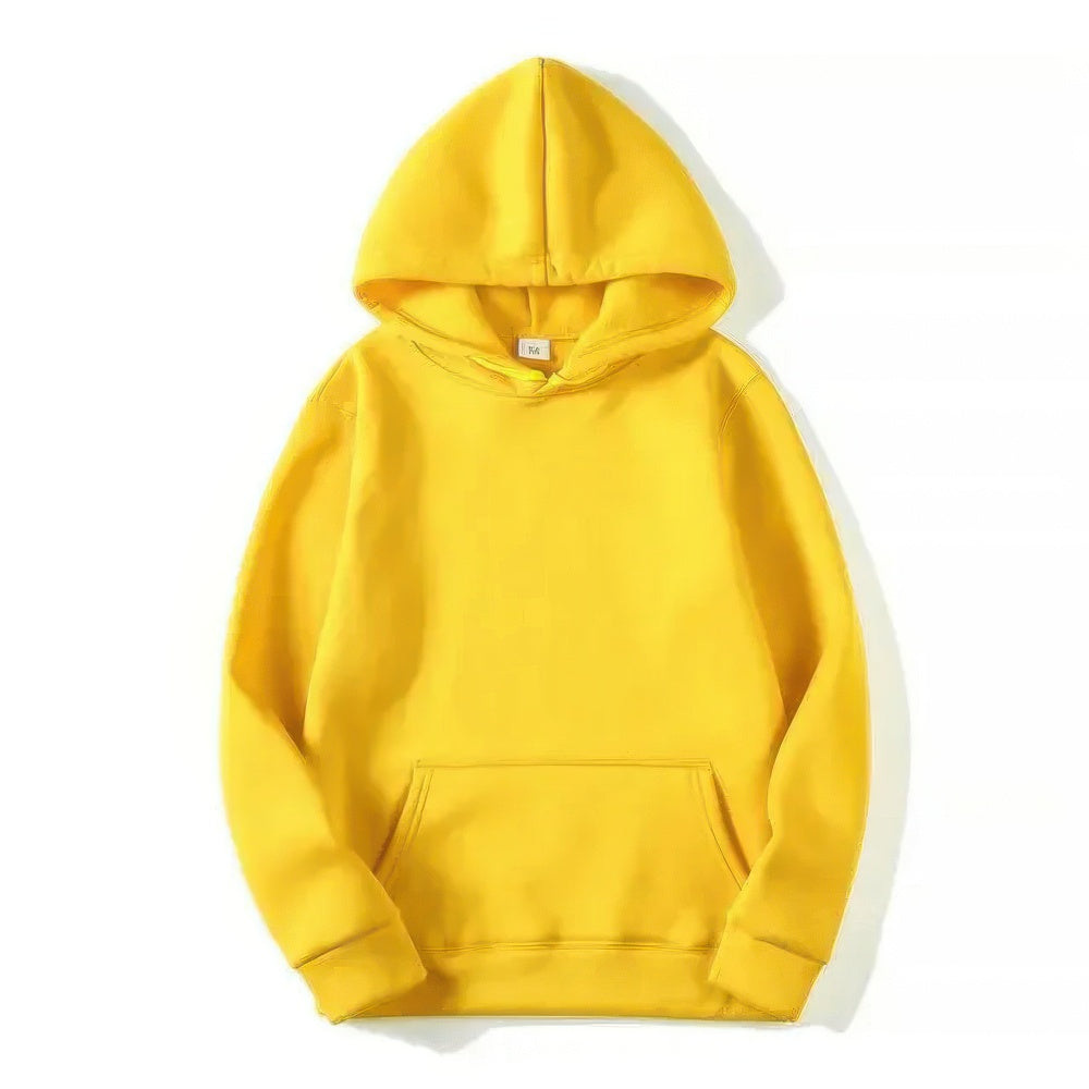 Levoire | Unisex Huppari Collegepaita, Jossa On Huppu Ja Mukava Neule Keltainen