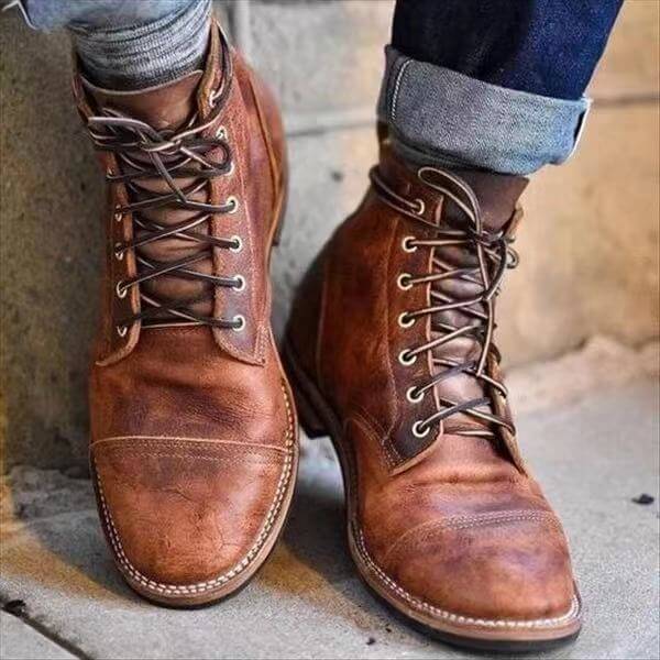 Levoire | Les Bottes En Cuir De Haute Qualité Et Chaudes Höllisch brun