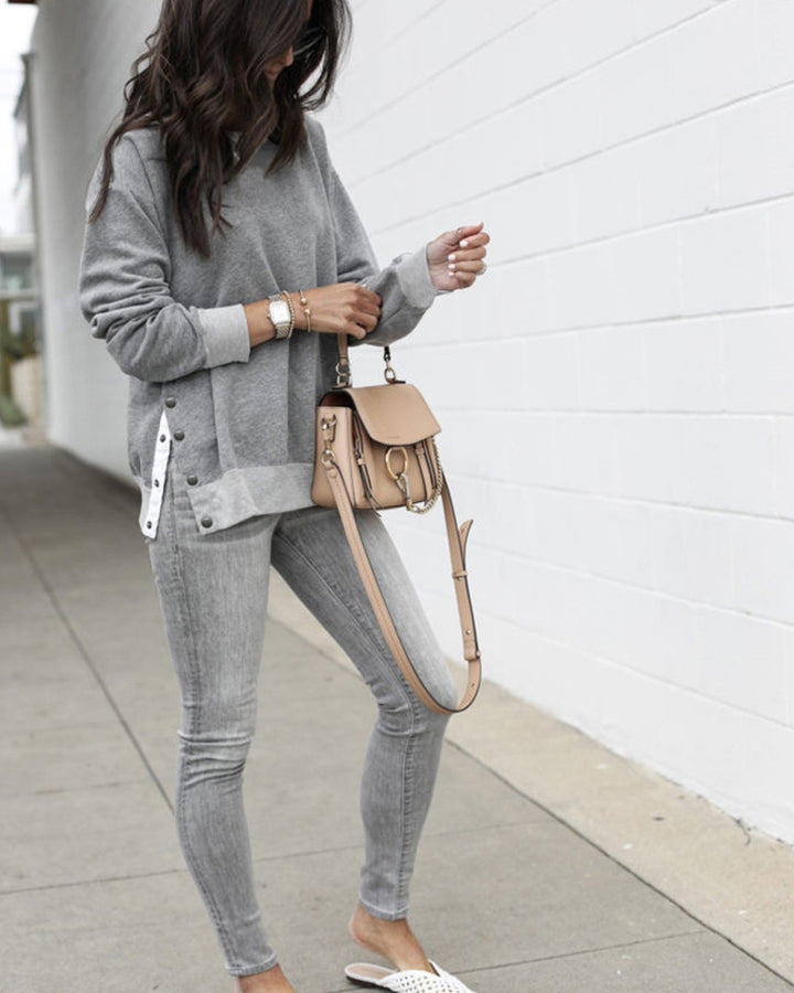 Pull oversize sportif pour femmes Levoire
