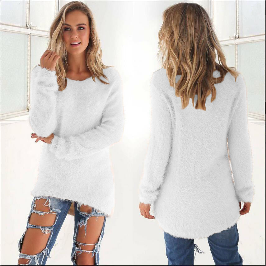 Levoire | Confortable, Pull En Tricot Chaud Blanc