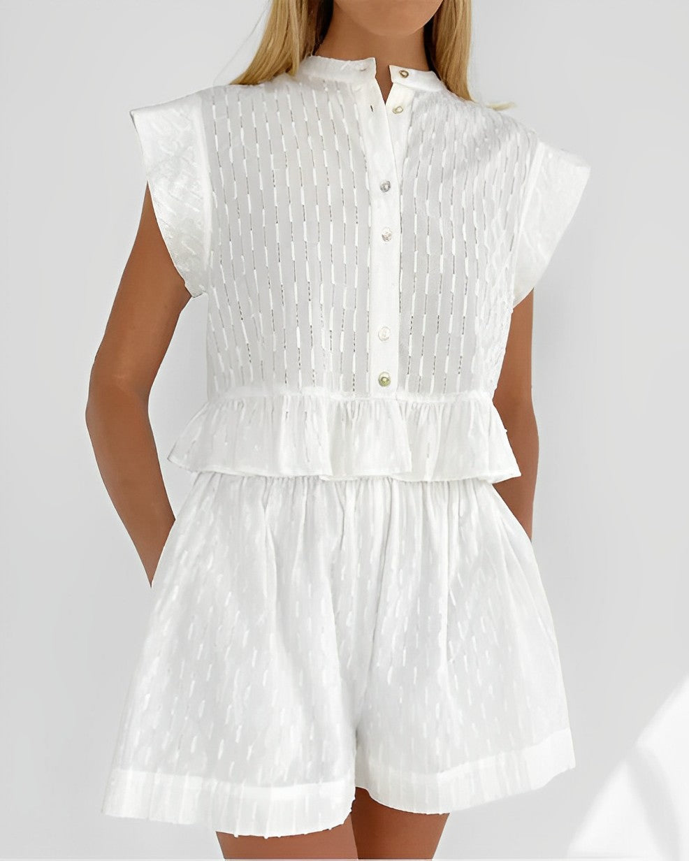 Levoire | Robe élégante pour femme - Blanc Blanc