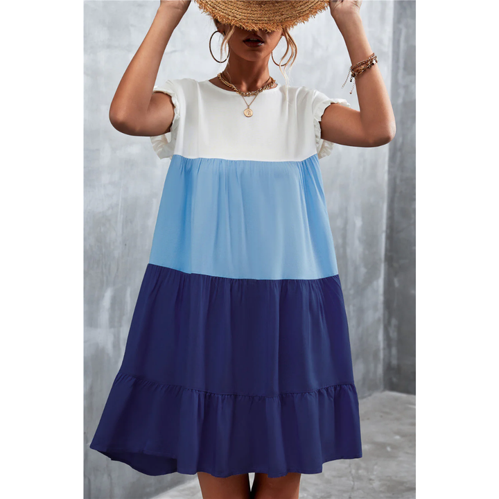 Levoire | Robe d'été mini pour femmes Bleu marine