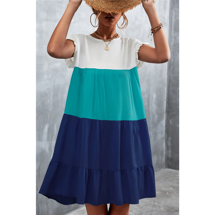 Levoire | Robe d'été mini pour femmes Turquoise