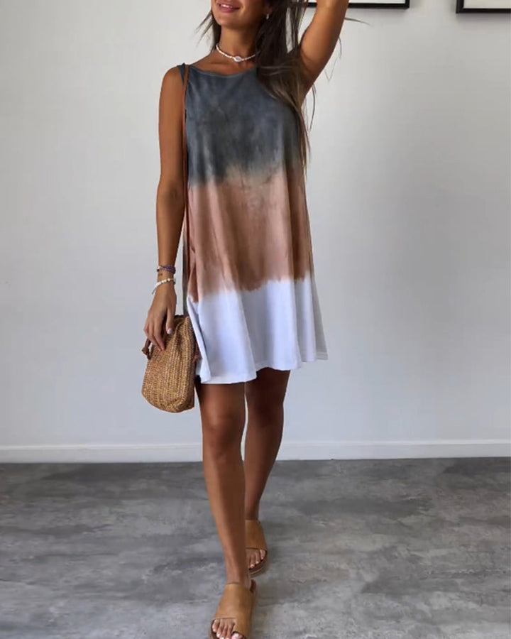 Levoire | Robe Décontractée Sans Manches Gris