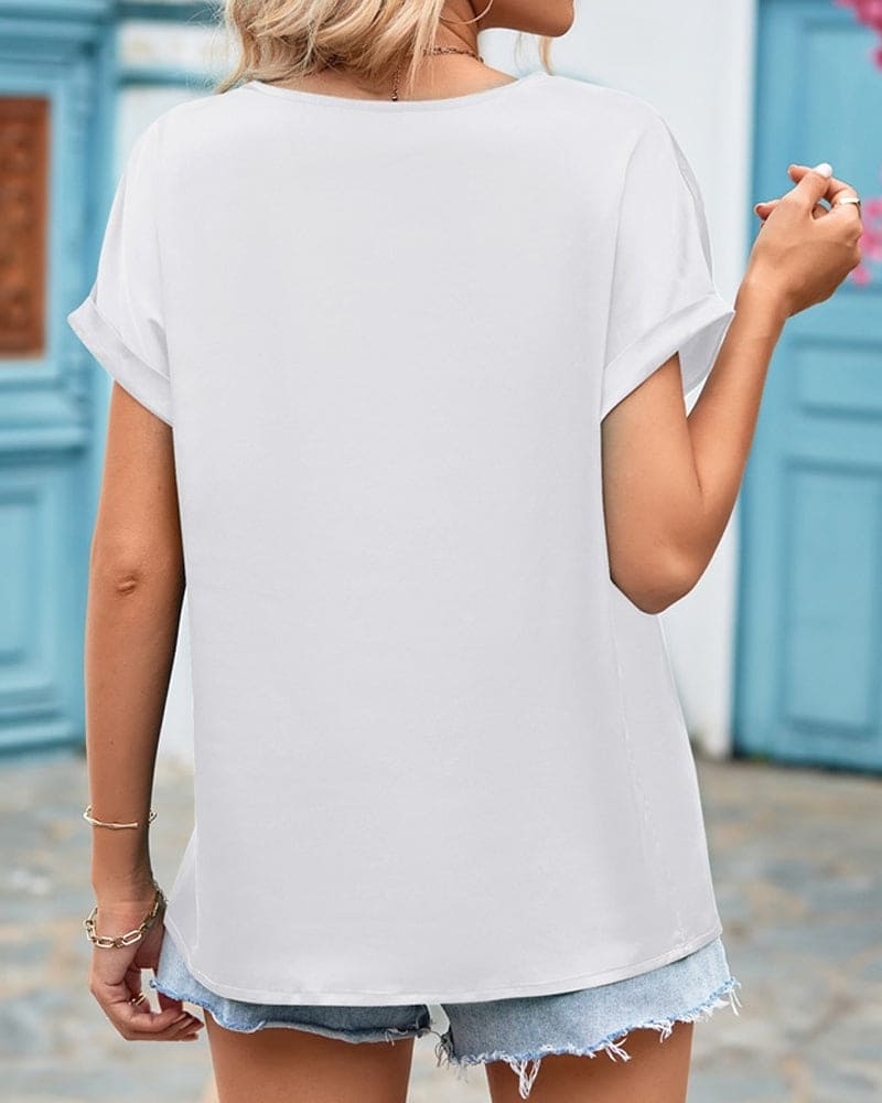 Levoire | Blouse En Dentelle À Manches Courtes