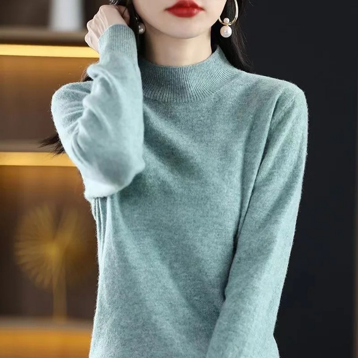 Levoire | Cachemire Pull Femme Col Haut, Doux & Design Intemporel Heltturkoos