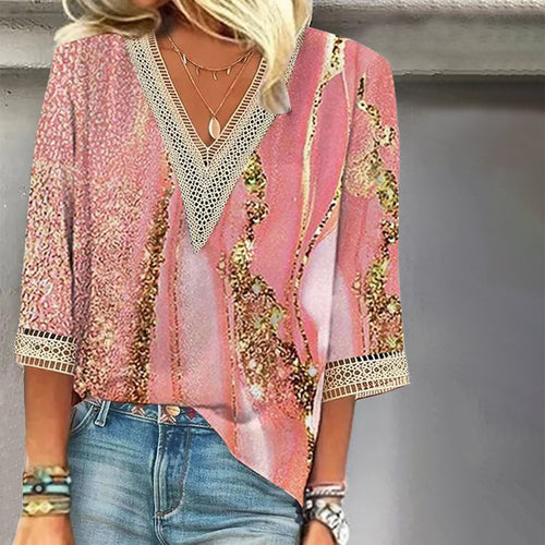 Levoire | Blouse En Dentelle Avec Décolleté En V