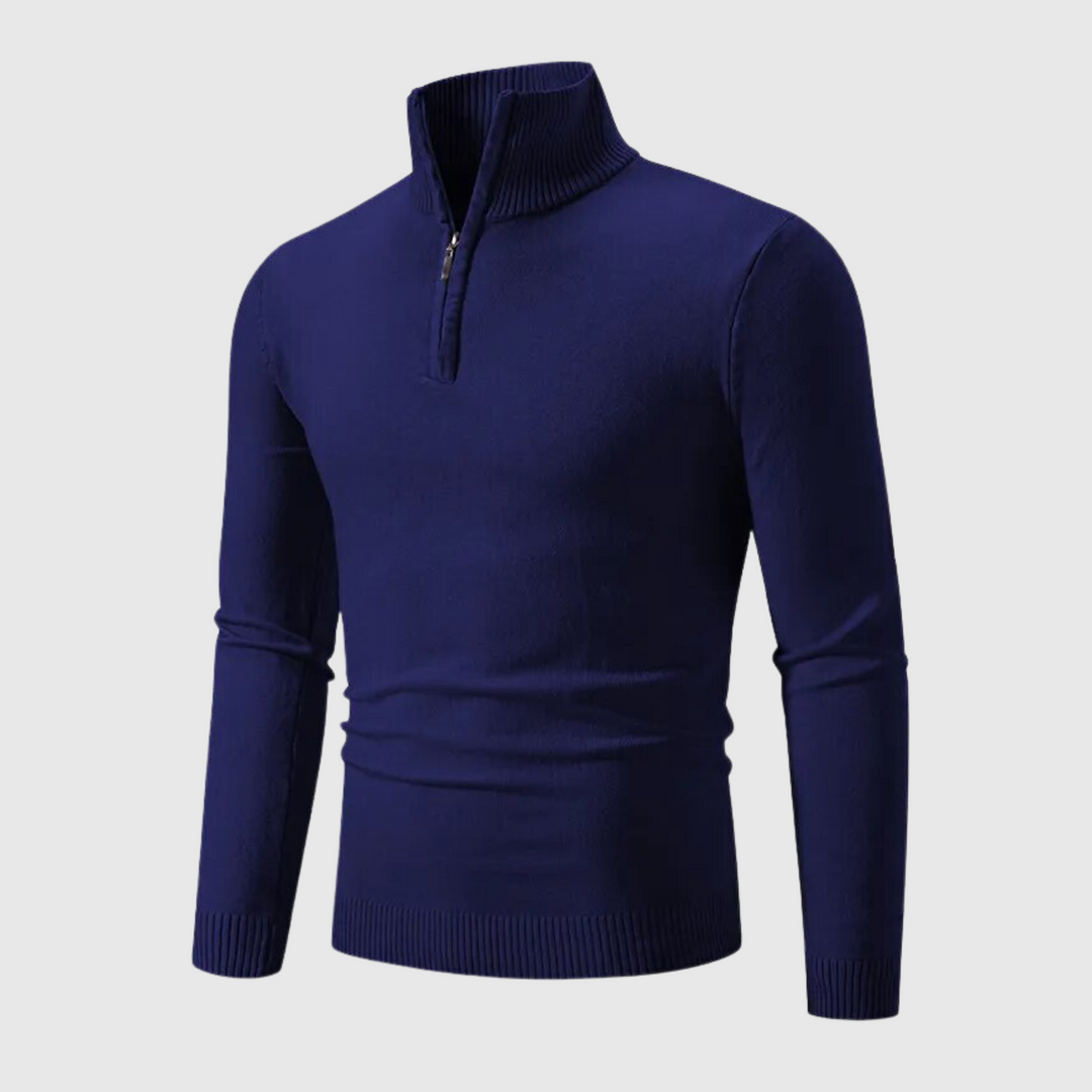 Levoire | Veste En Tricot Chaude Et Élégante Bleu