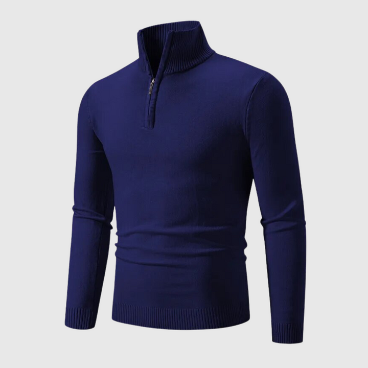 Levoire | Veste En Tricot Chaude Et Élégante Bleu