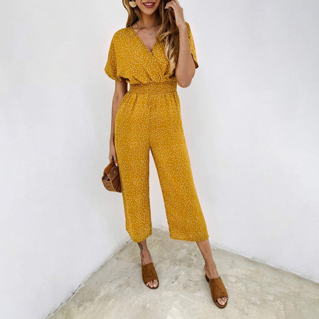 Levoire | Jumpsuit Féminin Stylé Avec Imprimé À Pois