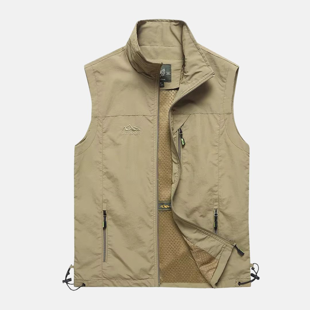 Levoire | Gilet Multifonction Léger Avec Poches Pour Hommes