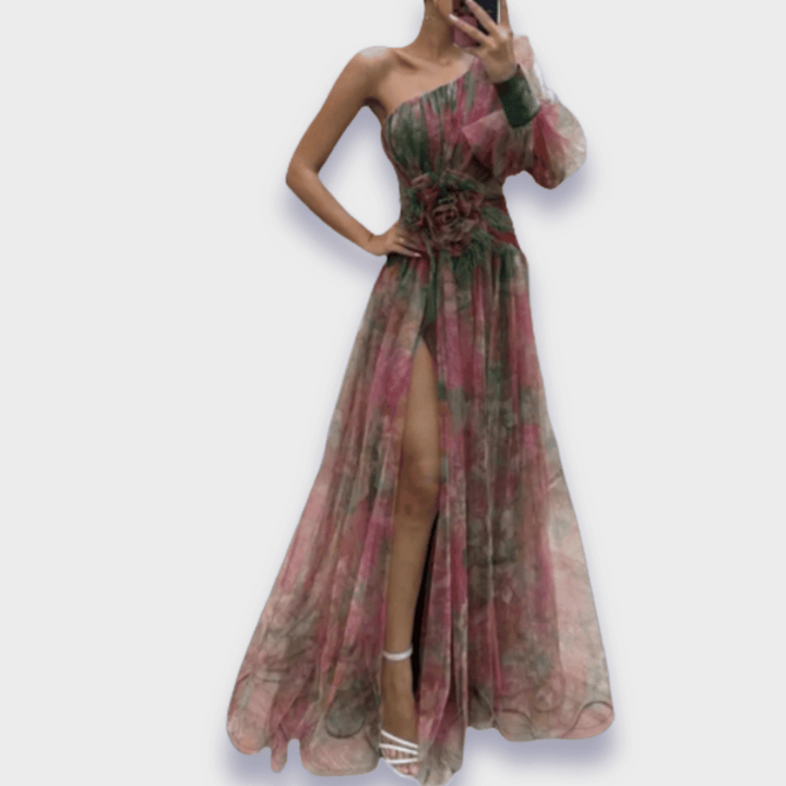 Levoire | Robe Élégante Fait Main Rouge