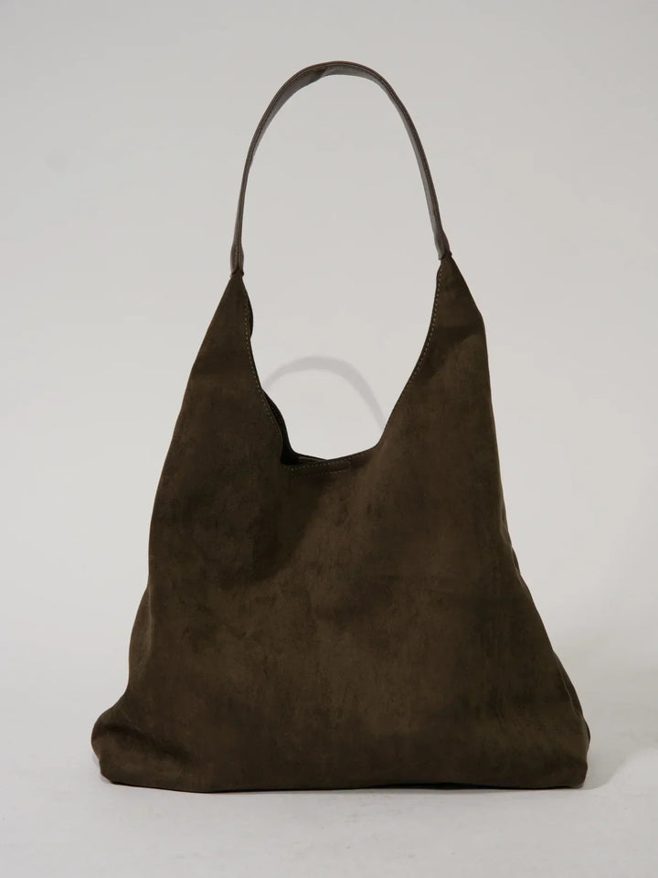 Levoire | Sac à bandoulière en daim doux Vert
