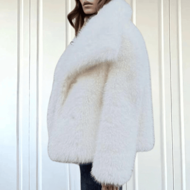 Levoire | Douce Veste En Peluche Blanc