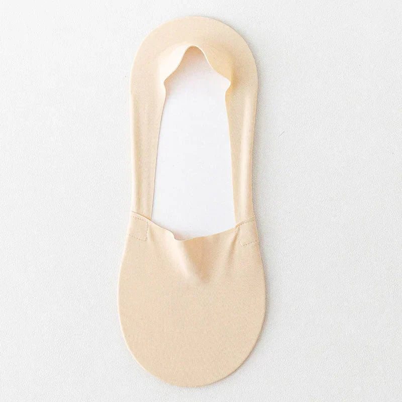 Levoire | Les chaussettes qui ne glissent pas Beige (5 paires) 37 à 44