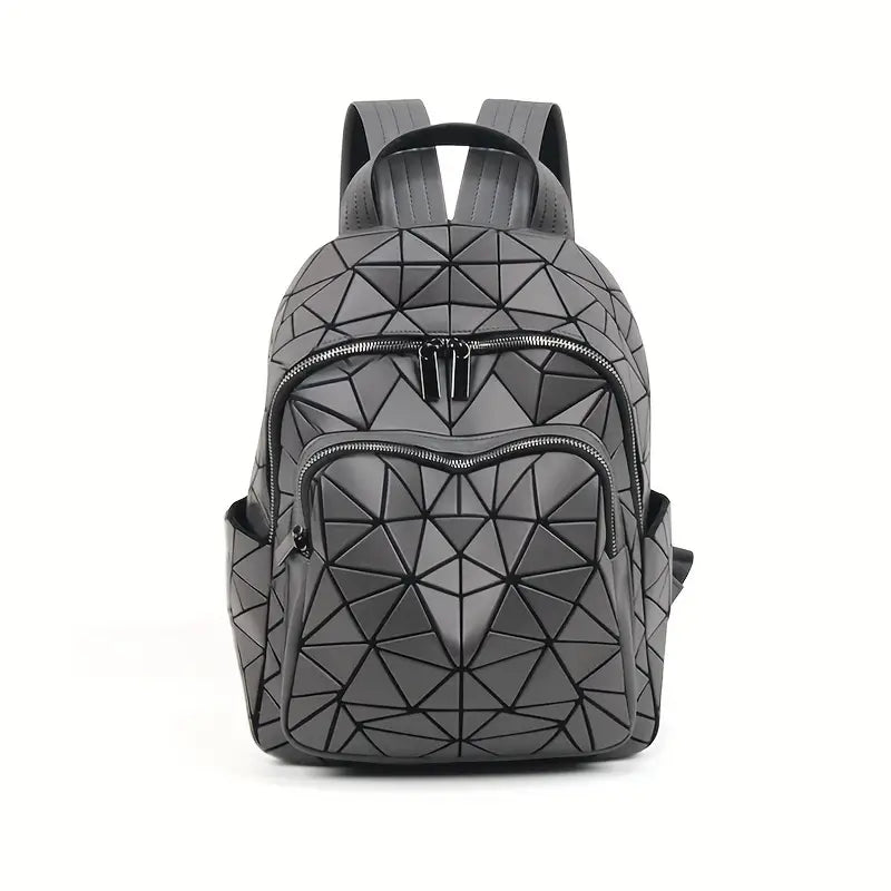 Levoire | Sac De Voyage Géométrique À Grande Mode Gris