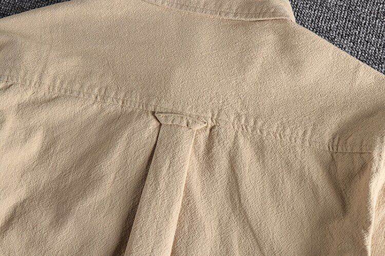 Levoire | Chemise Classique Avec Design Texturé Pour Une Ambiance Automnale