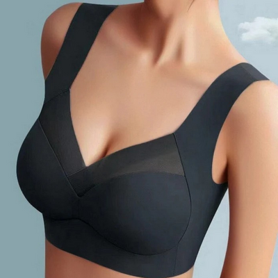 Levoire | Confortable Sans Couture Soutien Gorge 3x Noir (1+2 Gratuit)