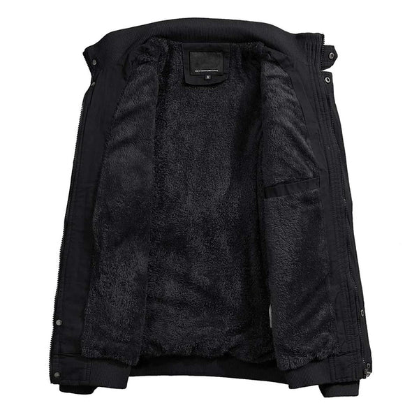 Levoire | Veste bomber zippée en polaire à manches longues