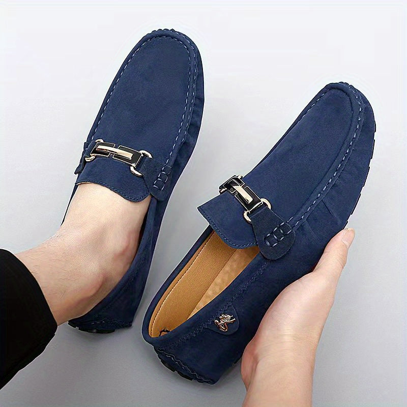 Levoire | Mocassins Métalliques Confortables Bleu EU46.5
