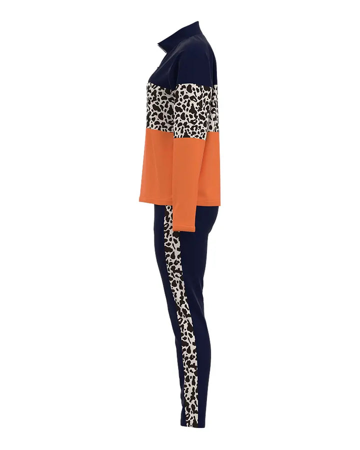 Levoire | Ensemble De Loungewear Deux Pièces Avec Motif Léopard