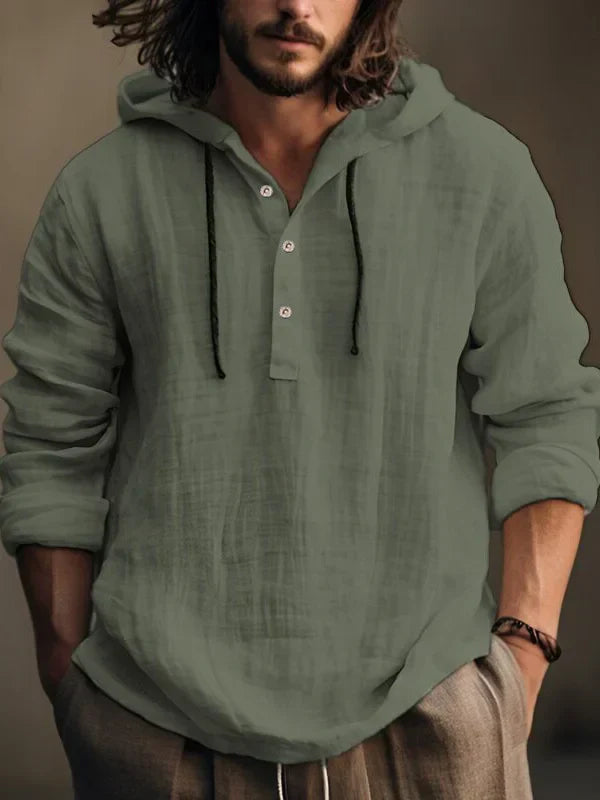 Levoire | Sweatshirt Top En Tissu Mélangé Décontracté Vert