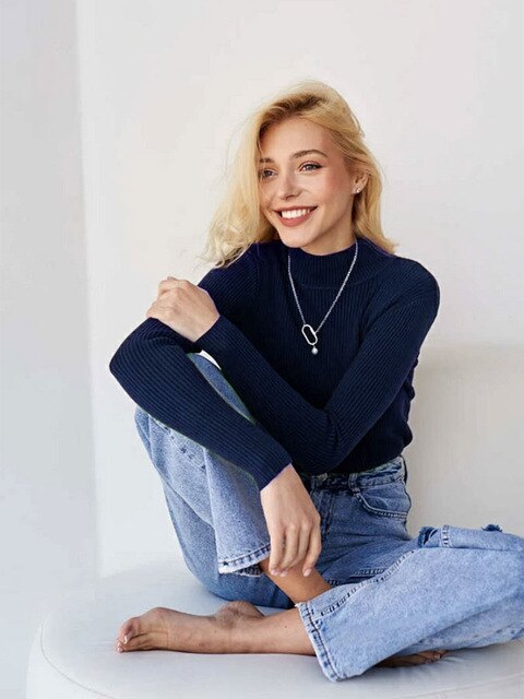 Levoire | Pull Col Roulé Confortable & Élégant Adelblau