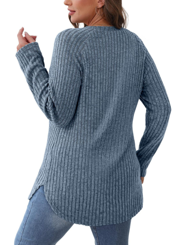 Levoire | Col rond T-shirt à manches raglan