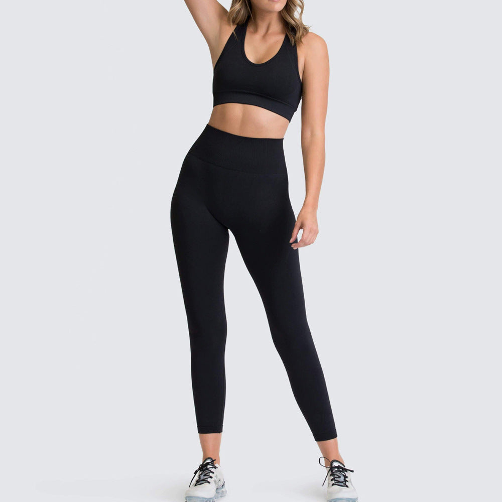 Levoire | Ensemble De Gym Sans Manches Pour Les Effets De Levage Et De Sculptage Noir