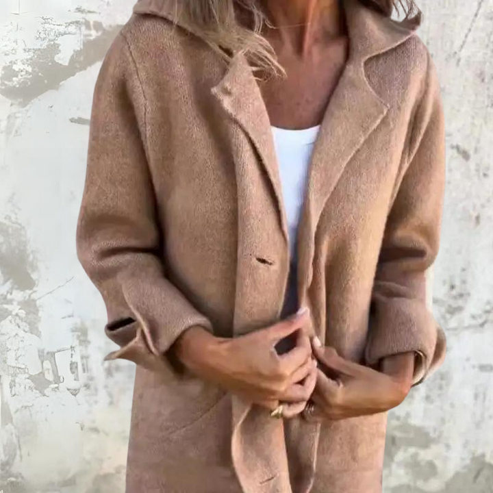 Levoire | Manteau Long Confortable Et Agréable noisette