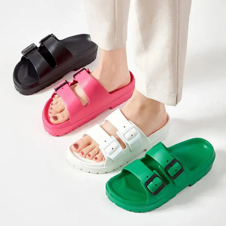 Levoire | Chaussures élégantes à double boucle - Confort et style pour l'été !