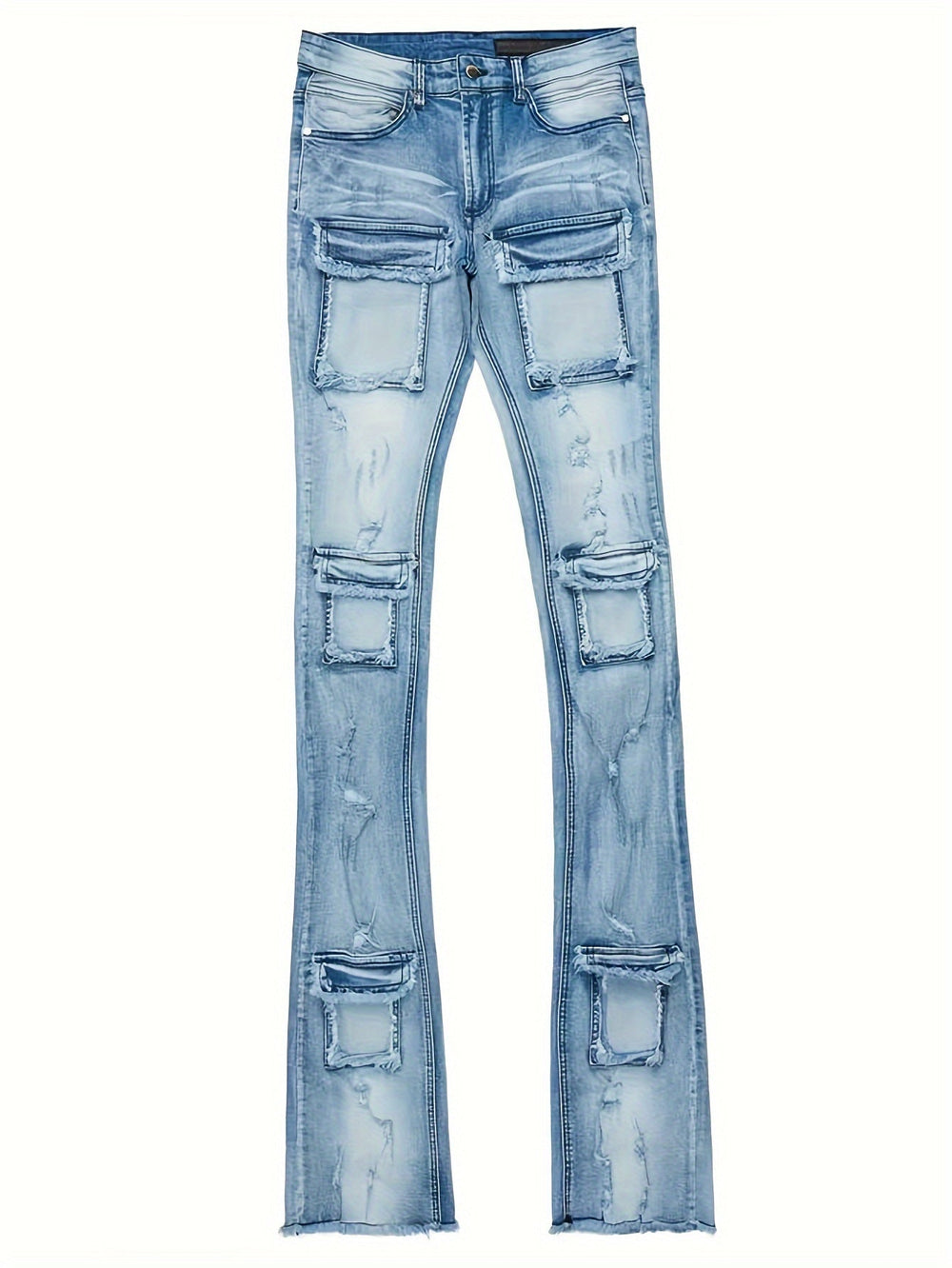 Levoire | Jean Bootcut Usé Avec Un Plan Multitâche