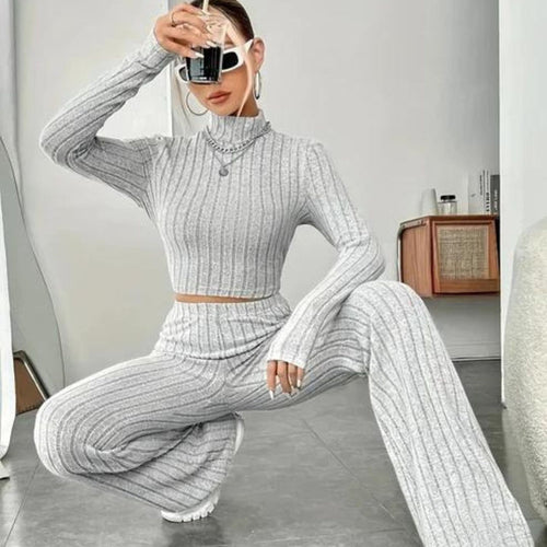 Levoire | Ensemble Luxueux En Tricot À Deux Pièces Pour Femmes