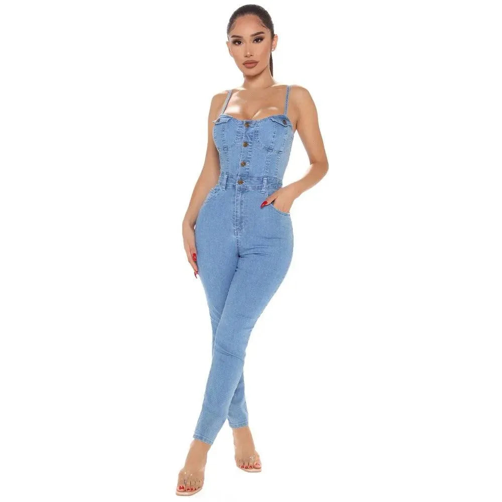 Levoire | Salopette en denim Bleu ciel