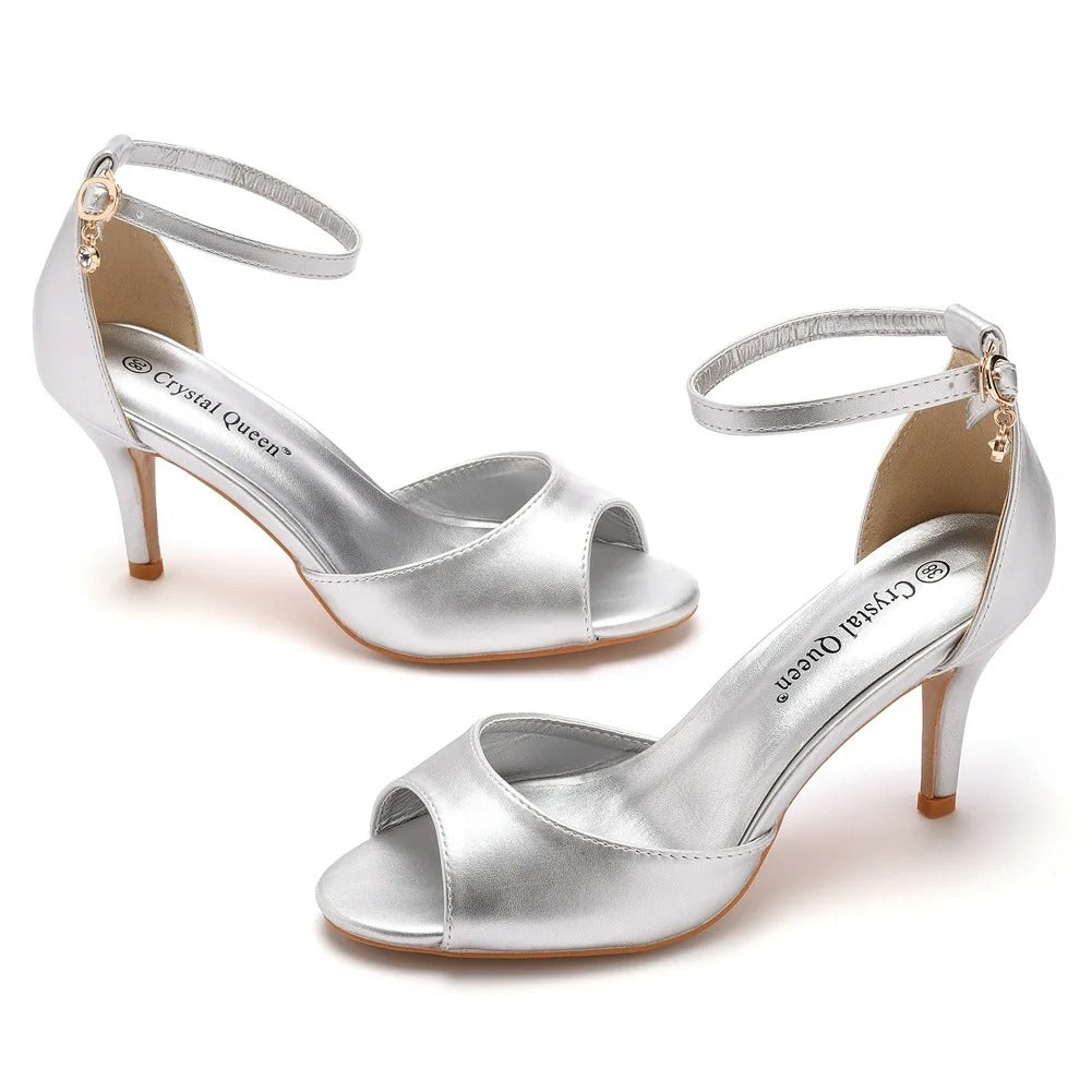 Levoire | Élégance, talons scintillants Argent