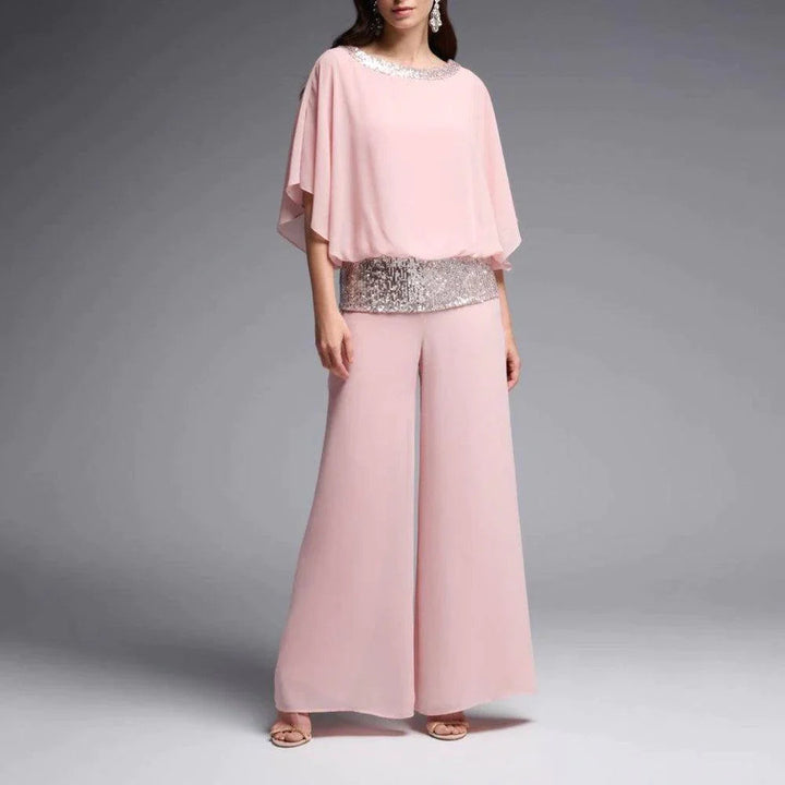 Levoire | Ensemble à deux pièces avec col Rosa