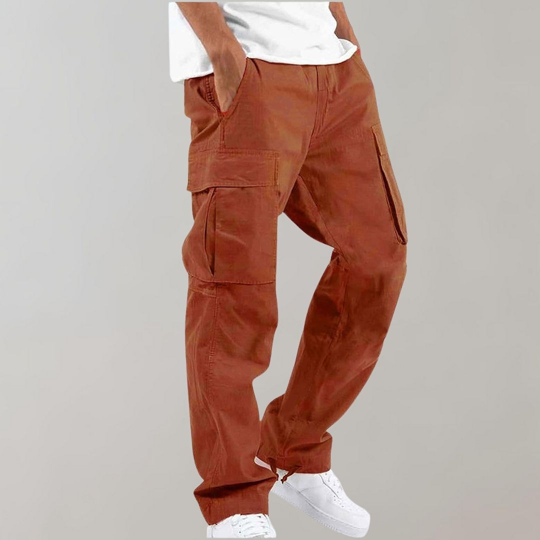 Levoire | Pantalon Cargo Pour Hommes Pour Des Jours Décontractés Orange